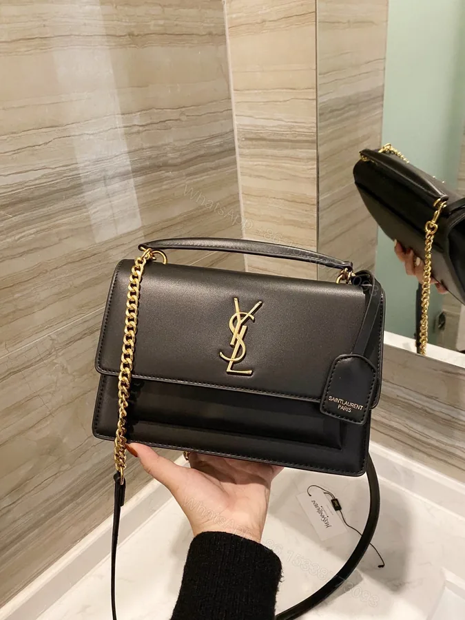 View 1 of Saint Laurent Women Medium Sunset Shoulder Bag