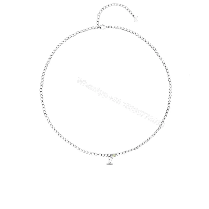 View 1 of LOUIS VUITTON NANO BEADS NECKLACE IN SILVER TONE