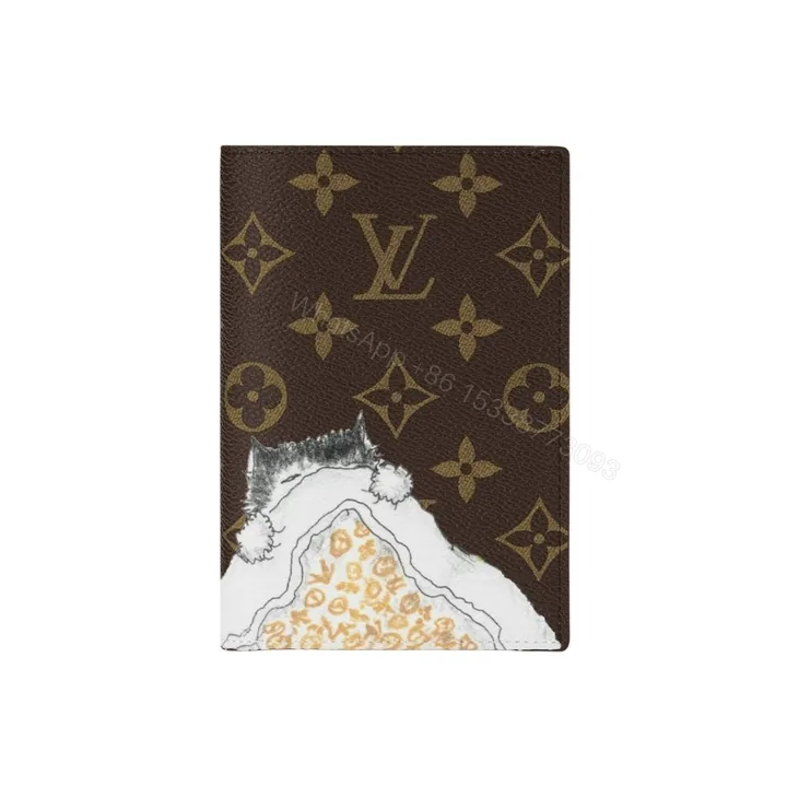 View 1 of Louis Vuitton Passport Cover Monogram Coated Canvas 14Cm M25753