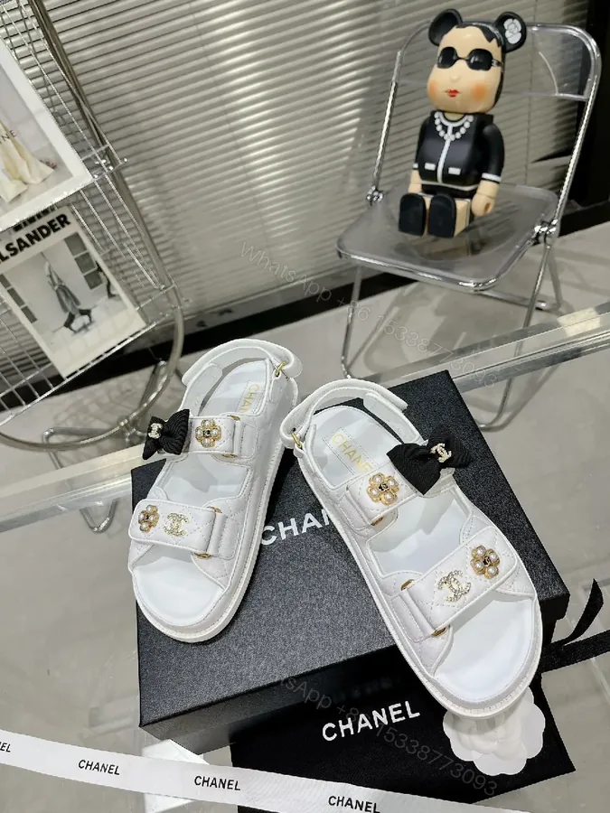 View 1 of White Quilted Slide Sandals - Luxe Comfort, Lightweight Outsole