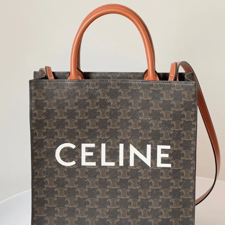 View 1 of Celine Tote Triomphe Canvas Super Quality Handbag 28x32cm