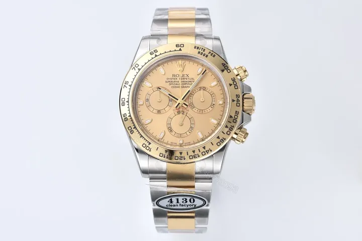 View 1 of WF Factory Clean Factory Clean Rolex Two-Tone Champagne Daytona Watch