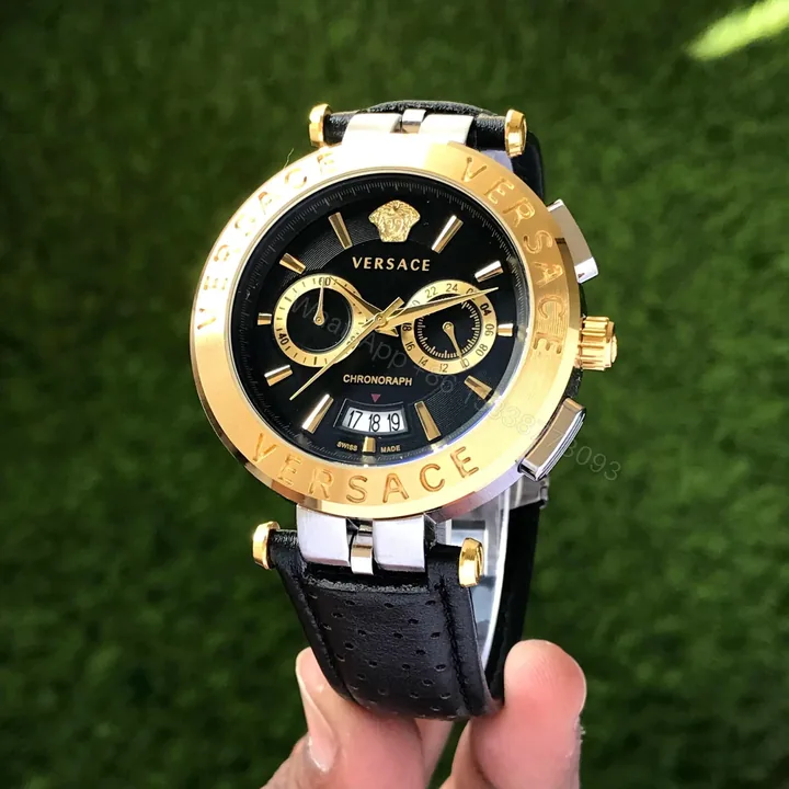 View 1 of Versace Chronograph Gold&Black