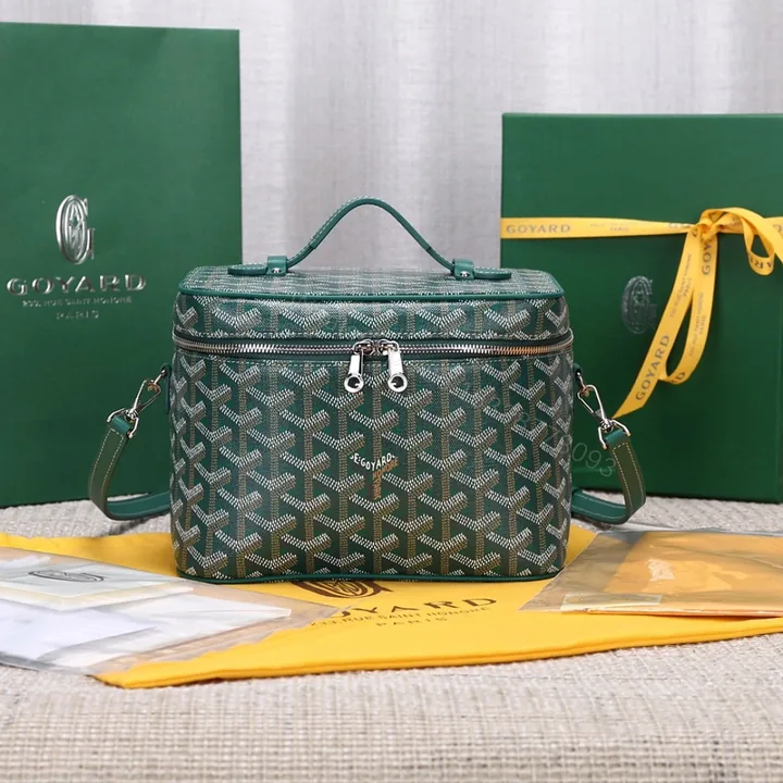View 1 of 高仿Goyard*Muse系列MUSEVA7單價盒子包綠色免檢版