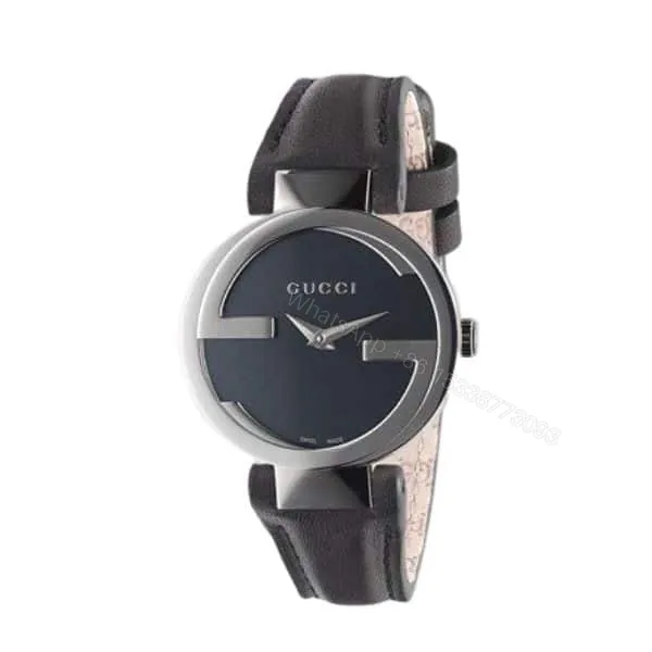 View 1 of Gucci Interlocking Watch Black Dial 29Mm