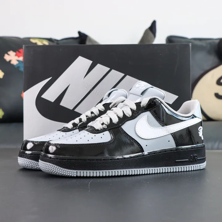 View 1 of Central Cee x Air Force 1 Low Black White Grey