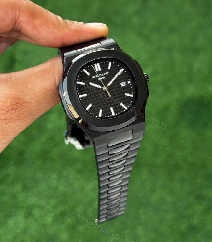 View 1 of Patek Philippe Nautilus Black 40mm Quartz 7AAA