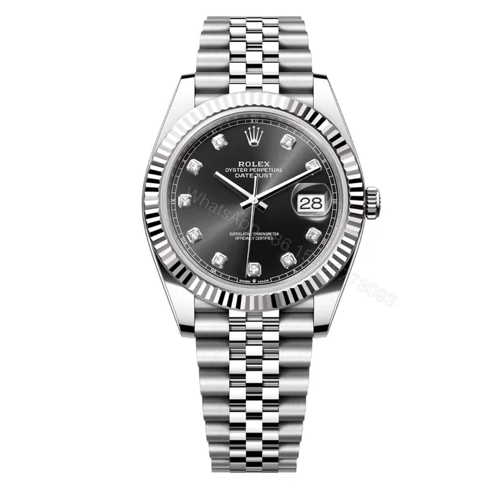 View 1 of Rolex Datejust Black Watch 41Mm