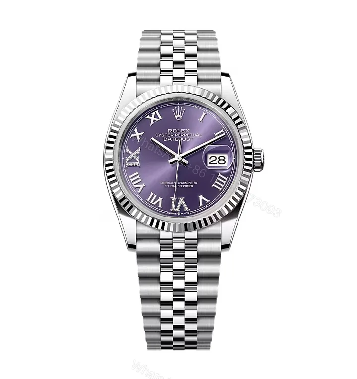 View 1 of Rolex Datejust Aubergine Dial 126234-0021 36 mm