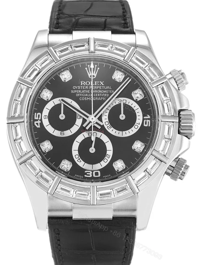 View 1 of Replica Rolex Daytona Black Dial 116589BR