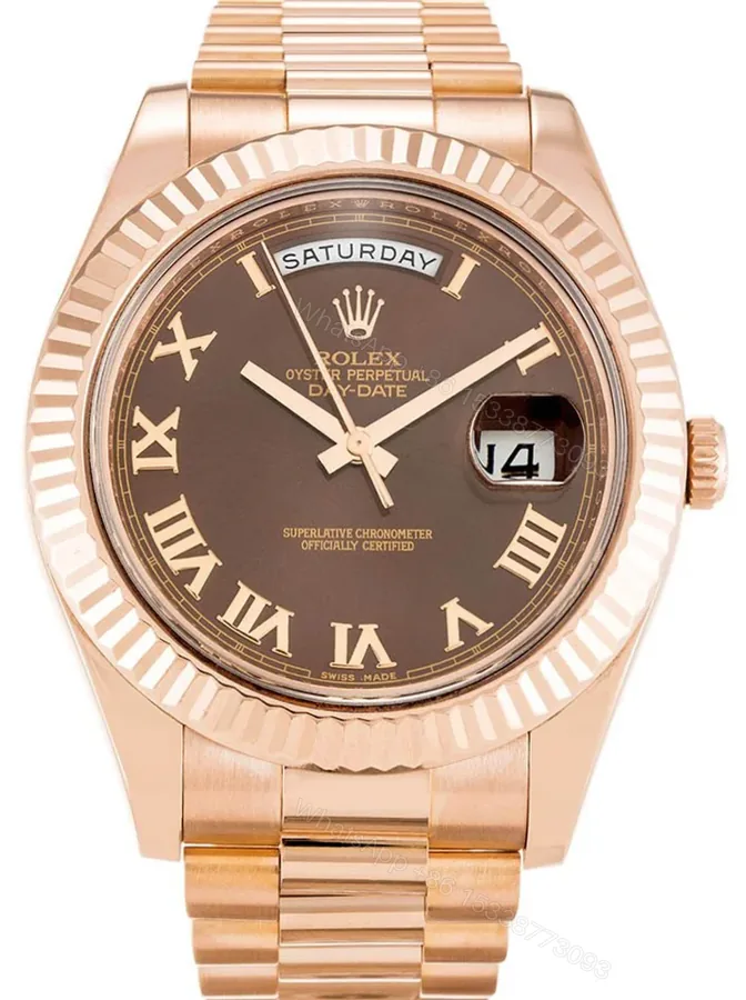 View 1 of Replica Rolex Day-Date II Chocolate Dial 218235 40 mm