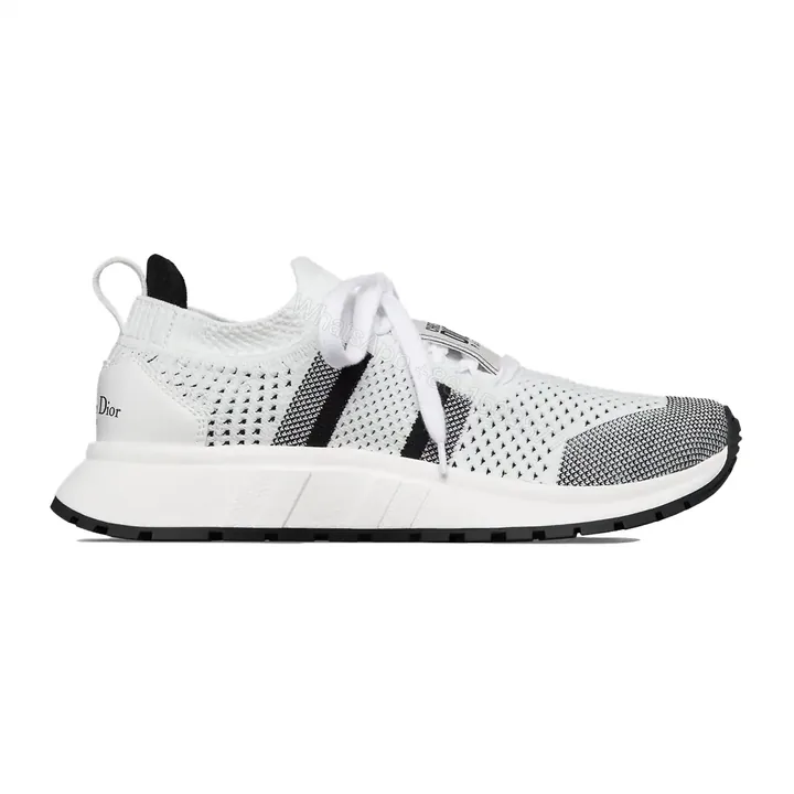 View 1 of DIOR RUN’N’DI0R SNEAKERS WHITE AND BLACK TECHNICAL MESH – CD242
