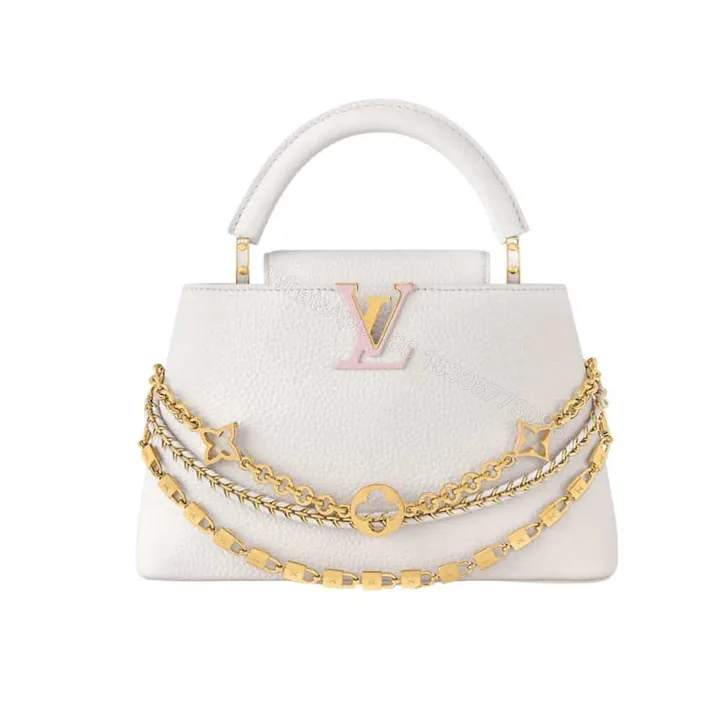 View 1 of Louis Vuitton Capucines Bb Silver Sea 21Cm M12279
