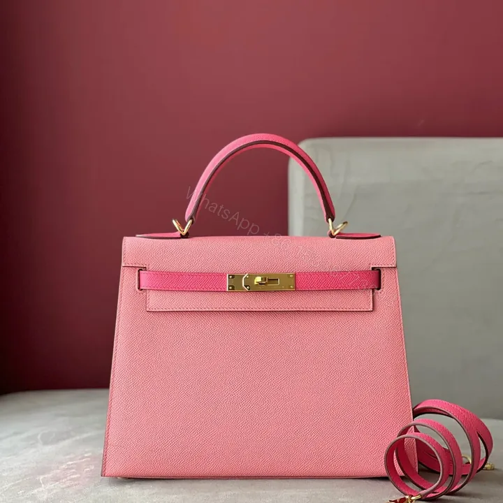 View 1 of HN 28 Rose Pink/ Pink Gold Hardware