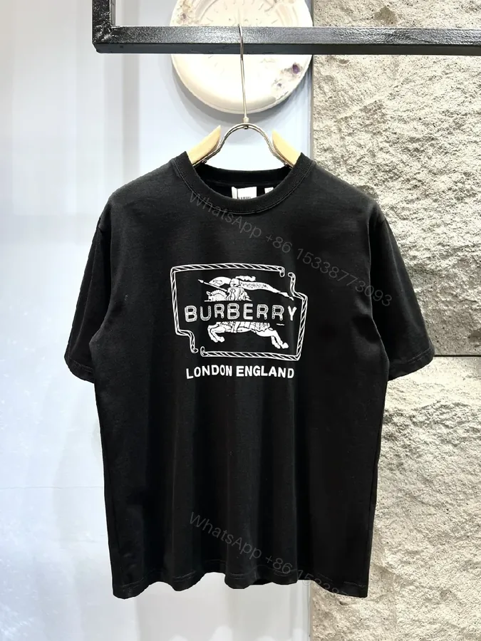 View 1 of Premium Cotton Graphic Tee - Black, Relaxed Fit, Bold Logo