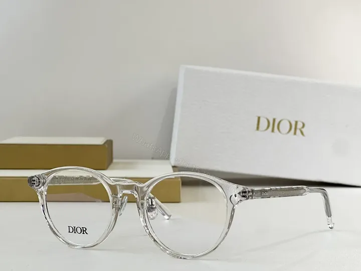 View 1 of Crystal Clear Vision Glasses - Transparent Acetate, Round-Oval, All-Day Comfort