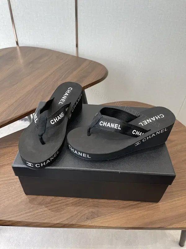 View 1 of Minimalist Luxury Flip-Flops with Premium Straps - Black, EVA