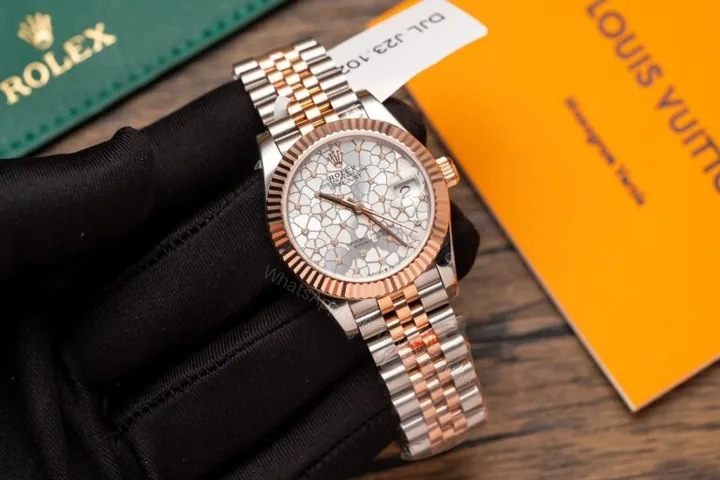 View 1 of Rolex Datejust 278273 31mm Watch Gold Wrapped Super Clone