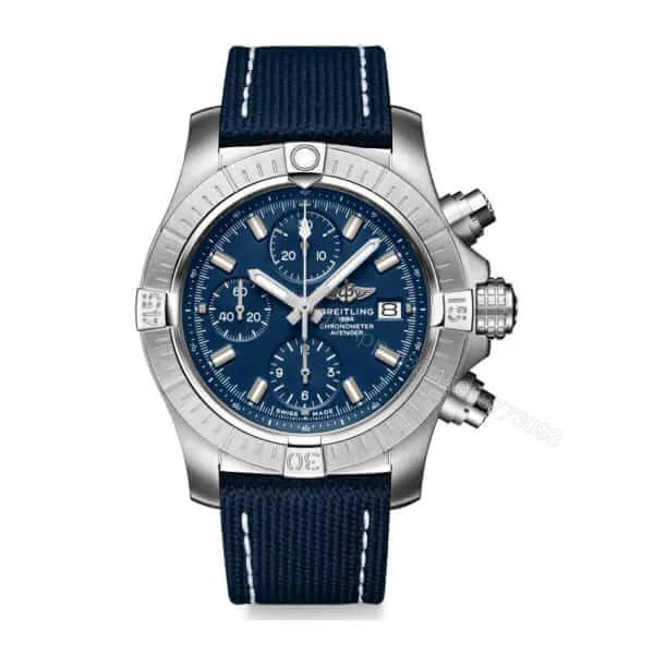 View 1 of Breitling Avenger Super Clone A13385101C1X2 Blue Dial