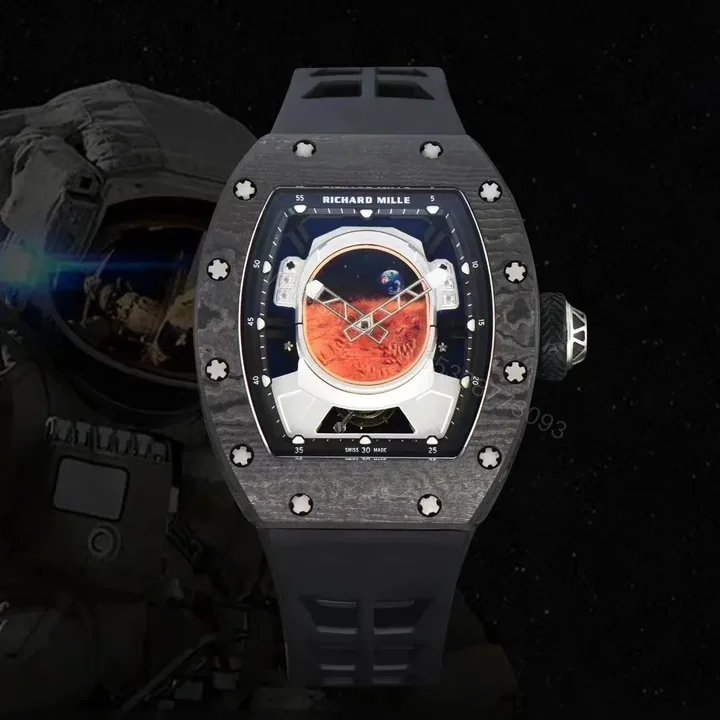 View 1 of Richard Mille RM52-05 Pharrell Williams Mars Tourbillon Watch RM52-MARS