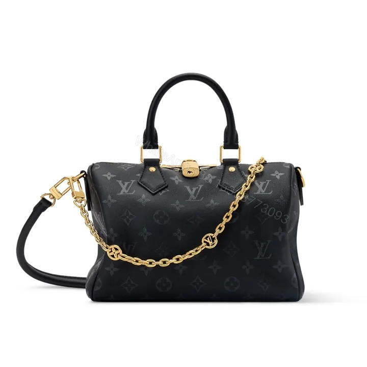 View 1 of Louis Vuitton Speedy Bandoulière 25 Black 25Cm M26486