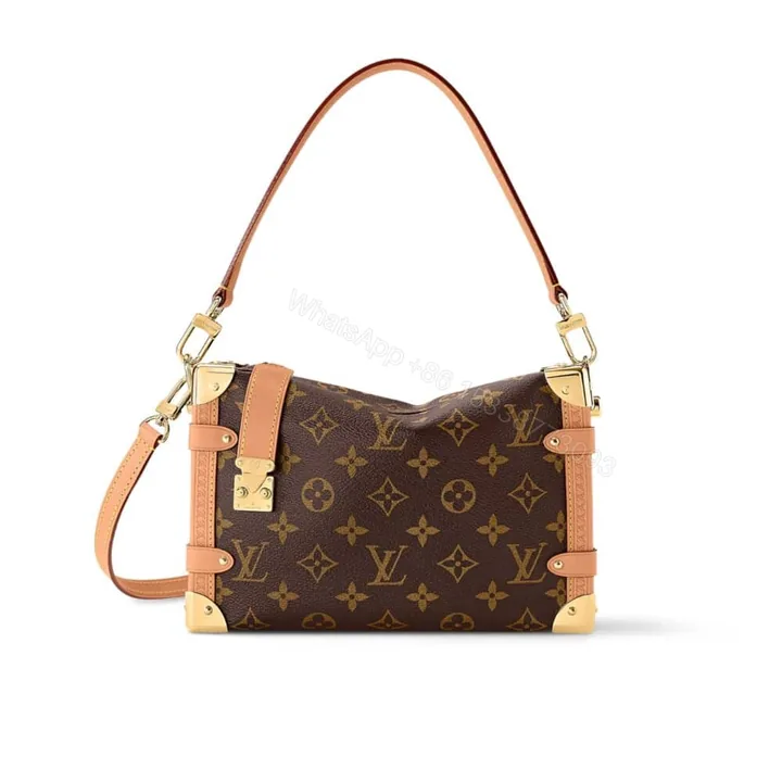 View 1 of Louis Vuitton Side Trunk Monogram Brown 21Cm M46358