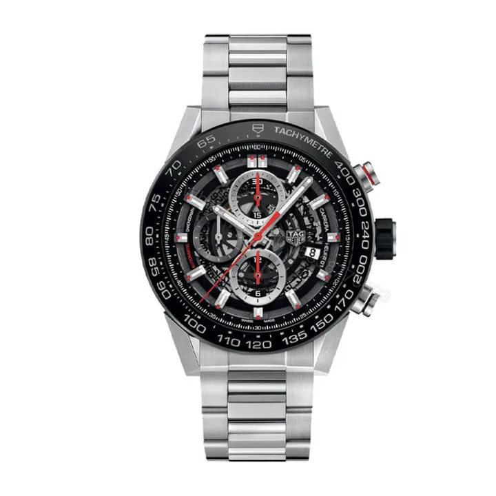 View 1 of TAG Heuer Carrera 01 Steel Black Replica