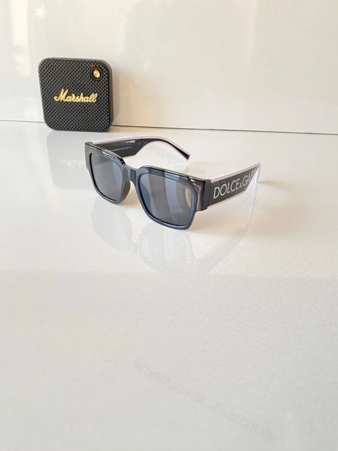 View 1 of D&G Sunglasses Black-Grey Frame