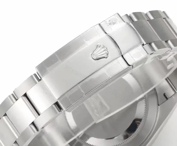 View 1 of JH Factory Clean Factory Rolex Datejust 41mm Silver Grey Dial Watch