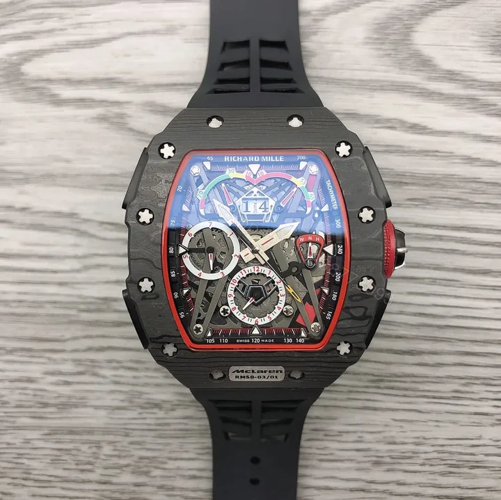 View 1 of Richard Mille RM50-03 Black Super Clone Watch