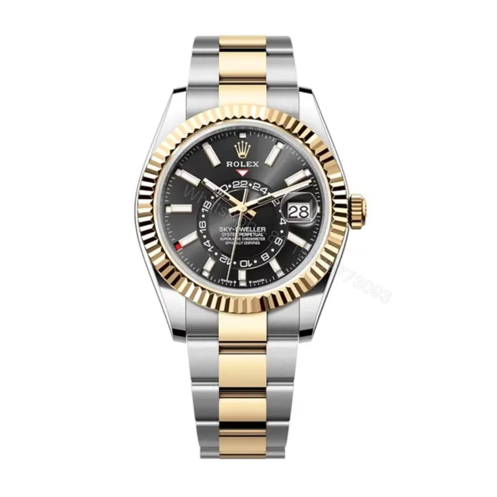 View 1 of Superclone Rolex Sky-Dweller Bright black Dial 336933 Oyster