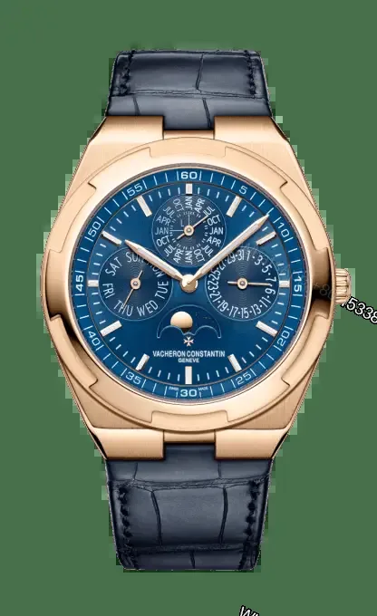 View 1 of Replica vacheron constantin Overseas perpetual calendar ultra-thin 41.5 mm 18K 5N pink gold (Copy)