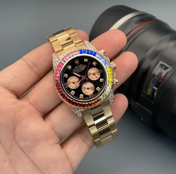 View 1 of Rolex Daytona Rainbow Black 41mm Quartz
