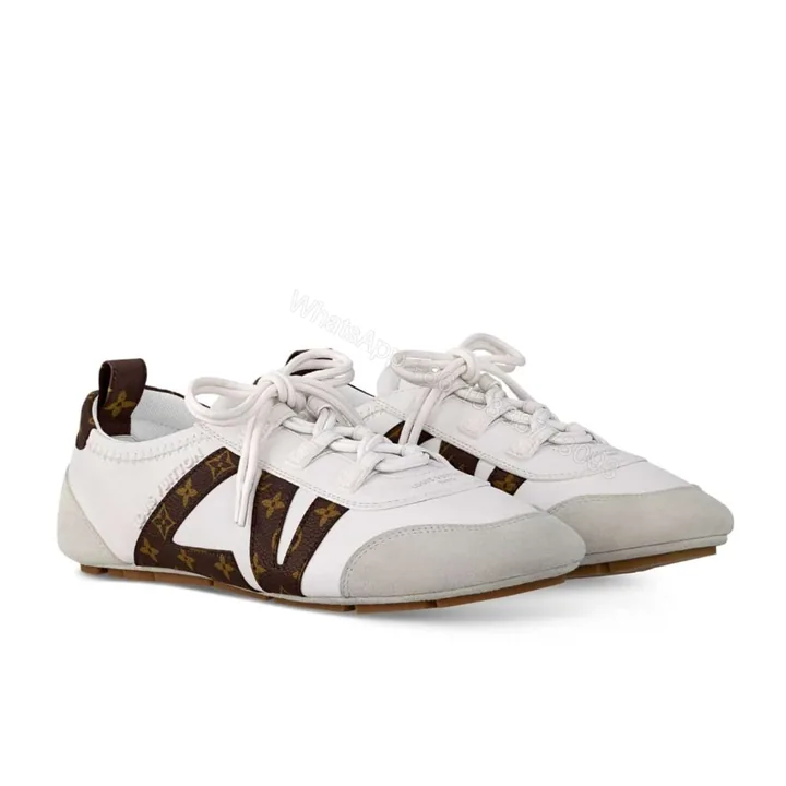 View 1 of Louis Vuitton LV Sneakerina Monogram White 1AHNC6