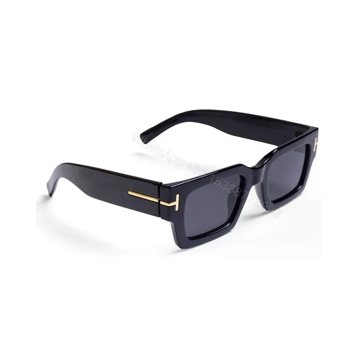 View 1 of Tom Ford MO:183 Black Rectangular Sunglasses