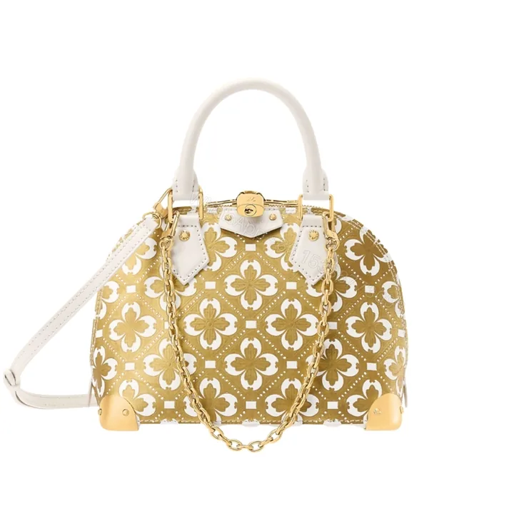 View 1 of Louis Vuitton Alma Trunk BB White Gold Handle Bag 22cm M28032