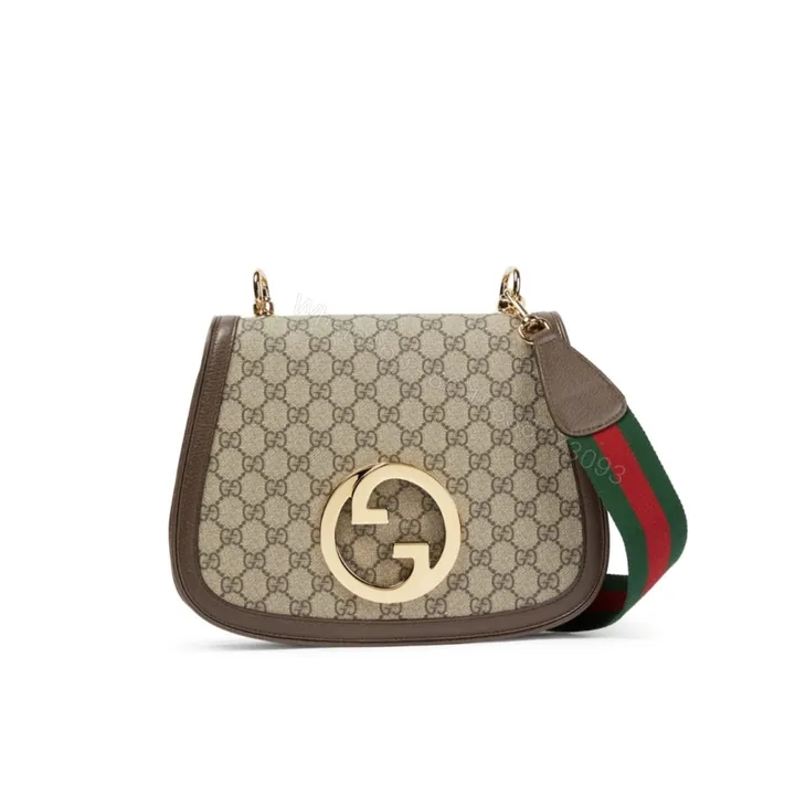 View 1 of Gucci Blondie Medium Shoulder Bag Beige And Ebony 29Cm 699210 96IWG 8745