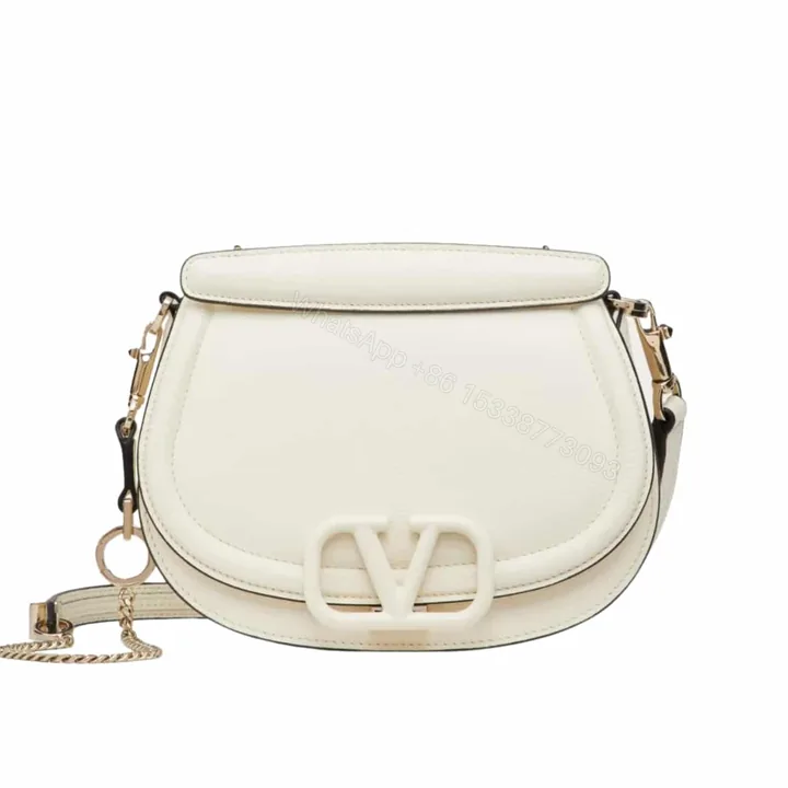 View 1 of VALENTINO VSLING BAG IN GRAINED WHITE 22CM