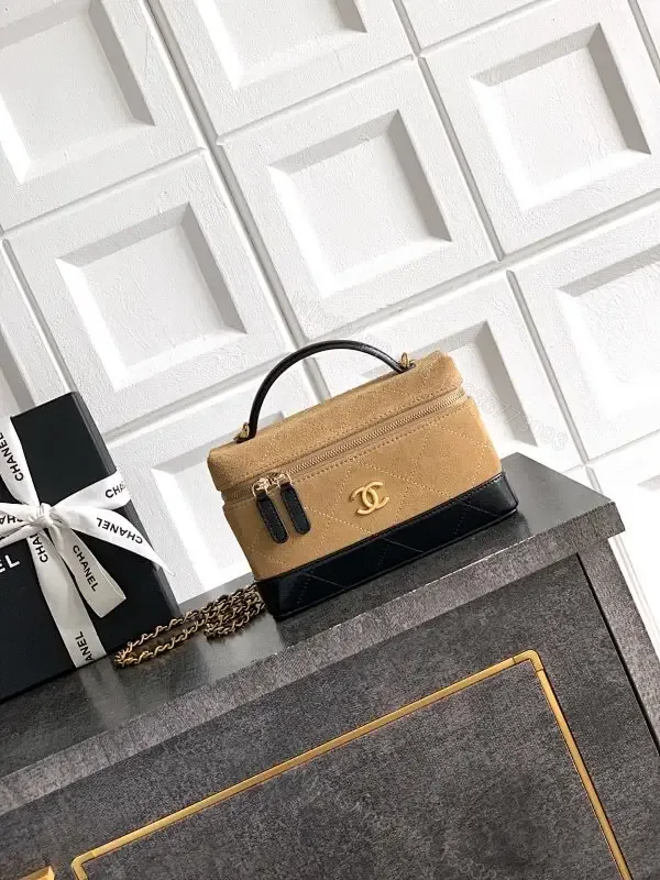View 1 of Two-Tone Suede Crossbody: Textured Luxe, Everyday Versatility