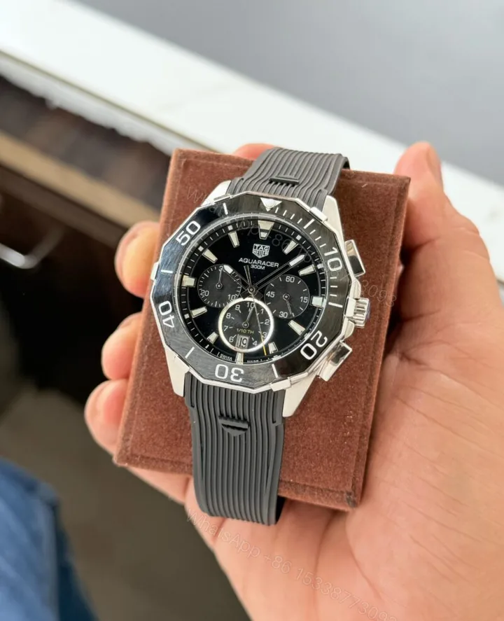 View 1 of Tag Heuer Aquaracer Calibre 5 Black Dial 45mm Quartz