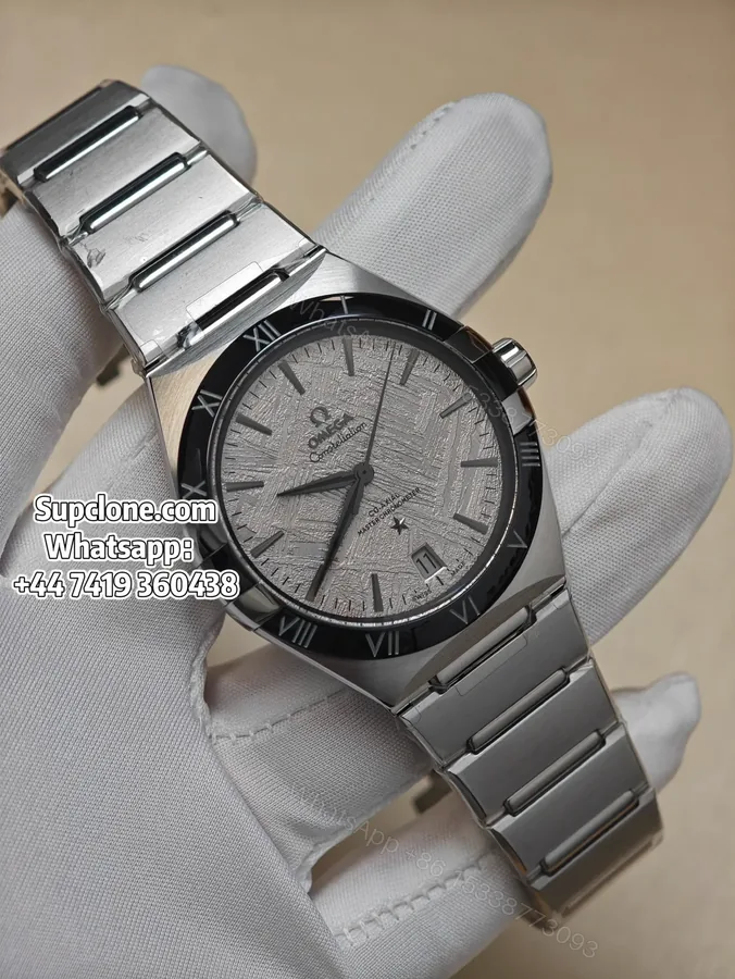 View 1 of Omega Constellation 131.30.41.21.99.001 41mm Super Clone Meteorite Dial
