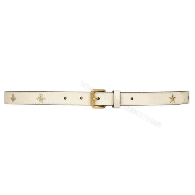 View 1 of GUCCI BELT WITH BEES AND STARS PRINT – B34