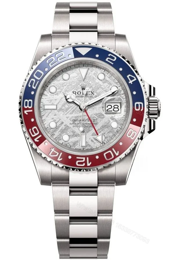 View 1 of Rolex Super Clone Watches 1:1 Meteorite GMT-Master II 126719BLRO Weighted Edition