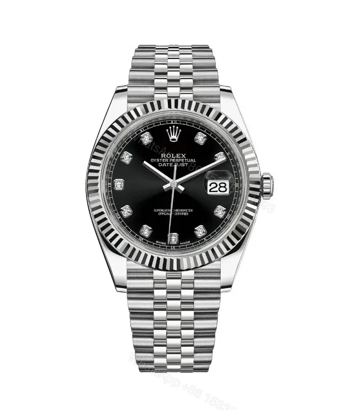 View 1 of Replica Rolex Datejust – Silver/Black