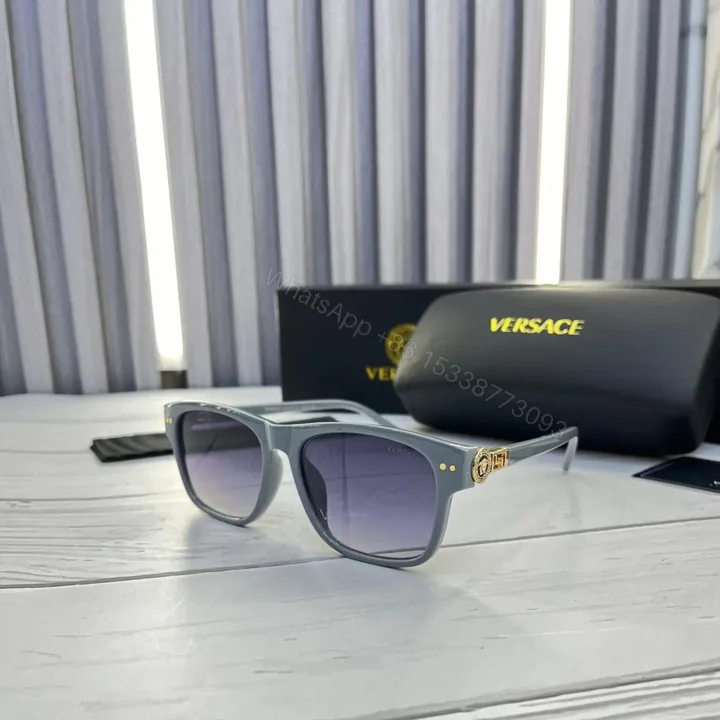 View 1 of Versace V-Motif Wayfarer Sunglasses Black