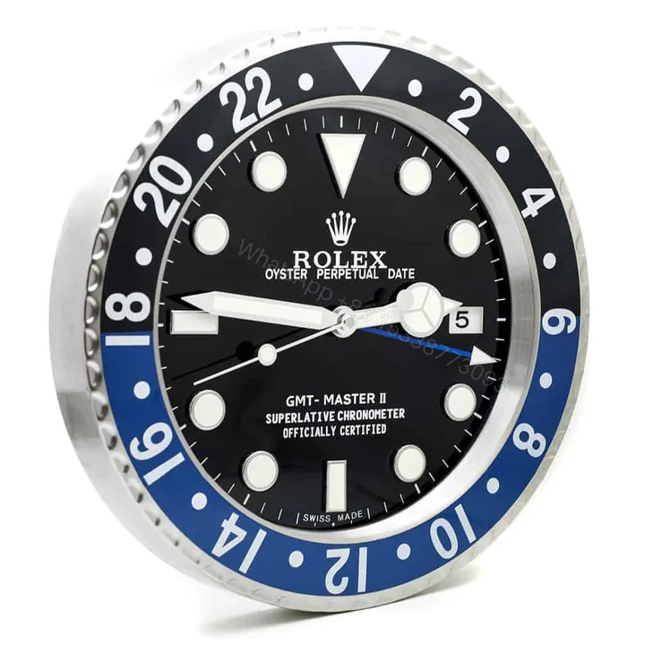 View 1 of ROLEX WALL CLOCK – GMT MASTER II BATMAN