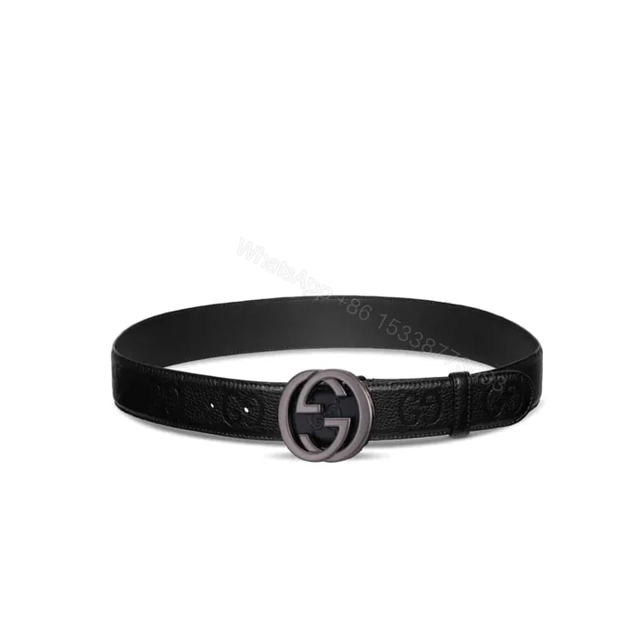 View 1 of GUCCI GG MARMONT REVERSIBLE BELT BLACK MAXI 774153 AABZA 1000