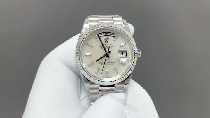 View 1 of Rolex Day-Date 36 Week Calendar White Dial Gold Automatic Watch RLX-DD-36-WKCAL-WHT