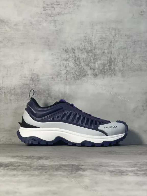 View 1 of Moncler-Inspired Runner: Structured Mesh, Rugged Sole Sneakers