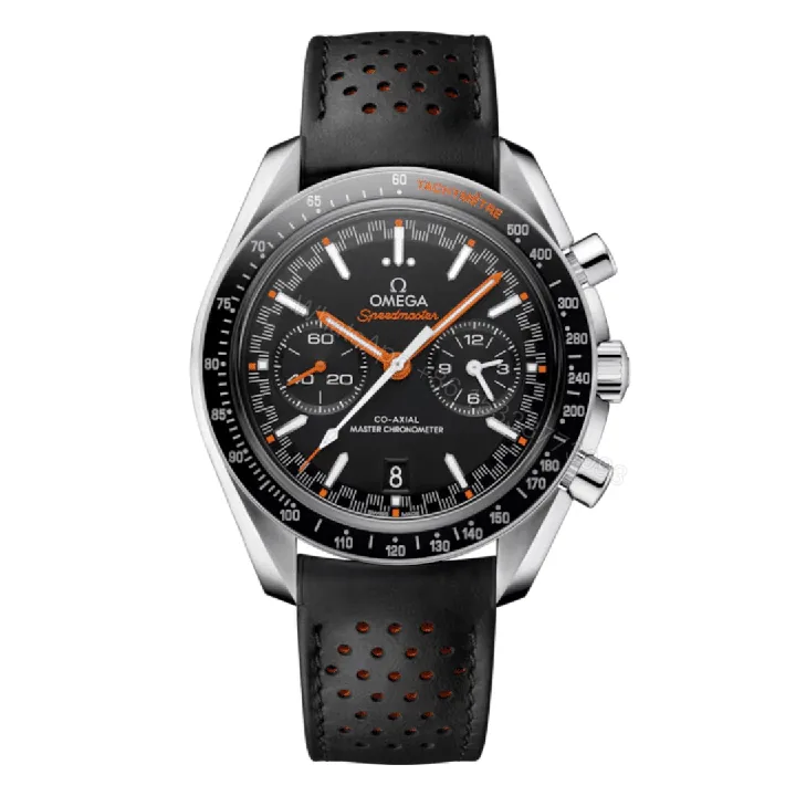 View 1 of Omega Speedmaster Racing Leather Replica